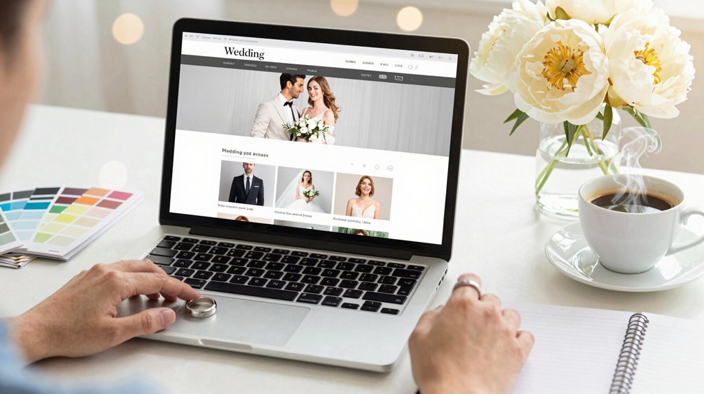 launch a wedding site quickly 30 minutes